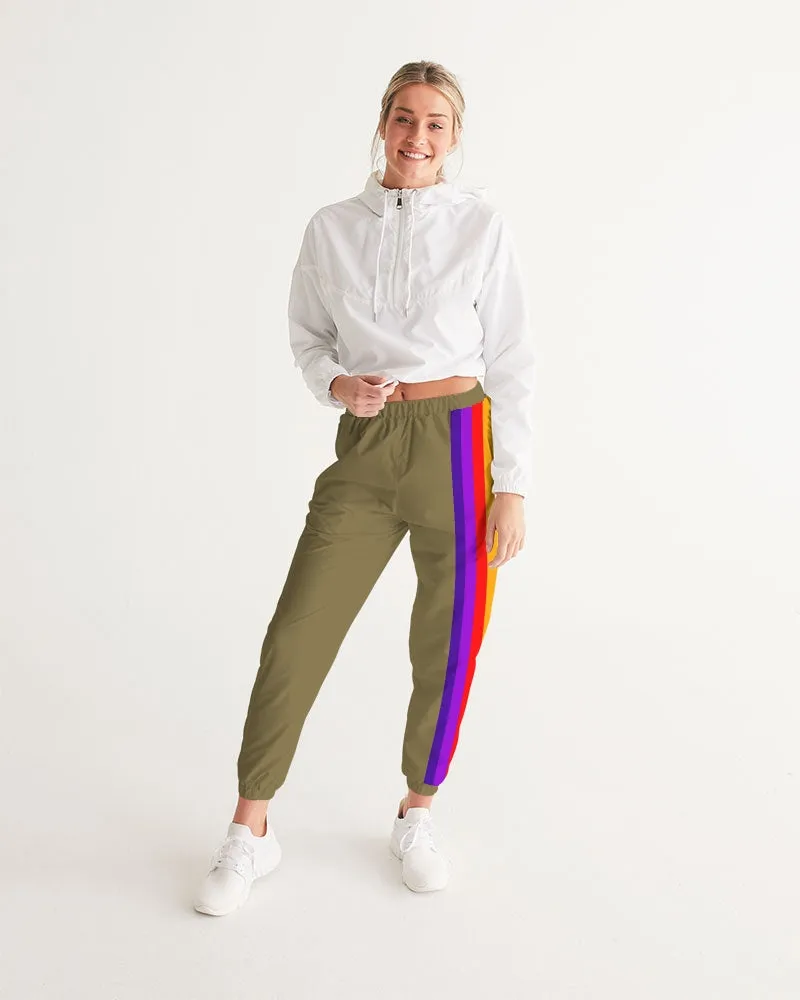 Love Olive Green Women's Track Pants