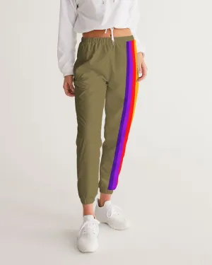 Love Olive Green Women's Track Pants