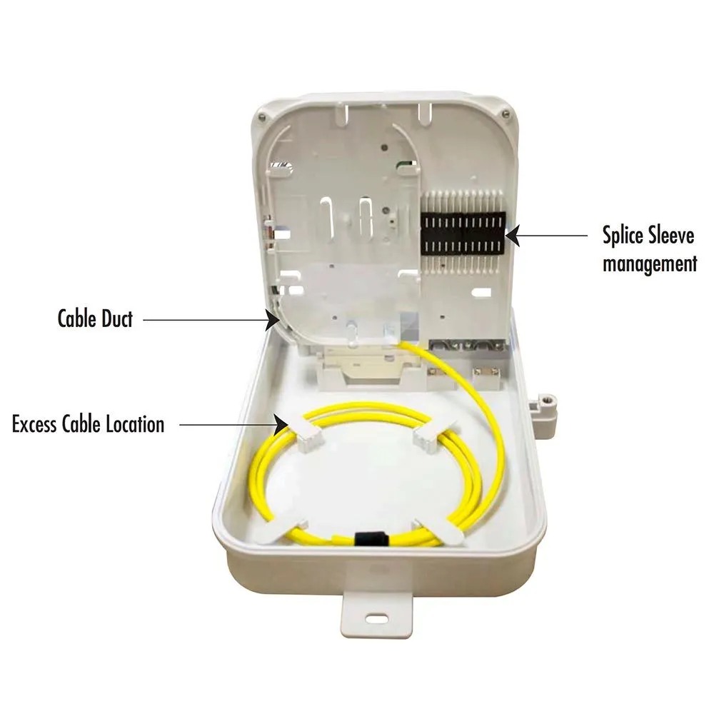 Lynn Indoor/Outdoor Fiber Optic NID 16 SC (Unloaded)
