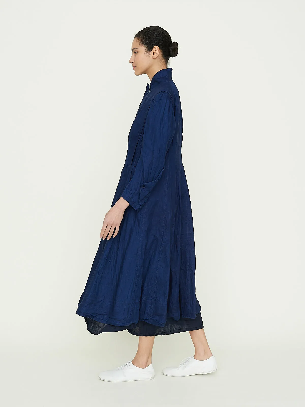 Manteau de Pompier 1800s in Indigo