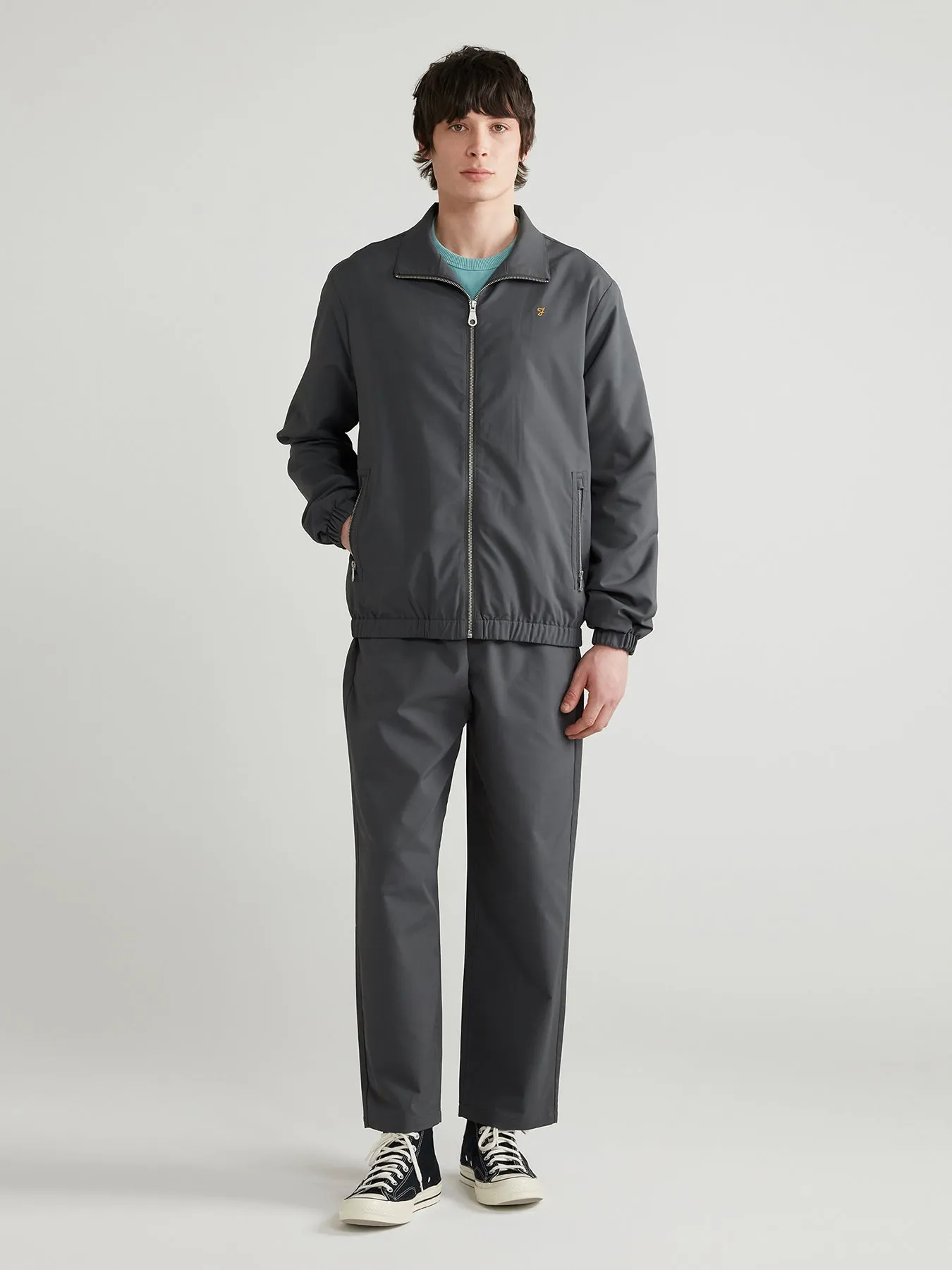 Marky Blouson Jacket In Farah Grey