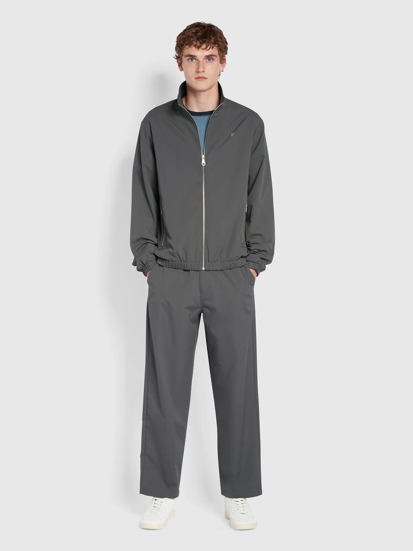 Marky Blouson Jacket In Farah Grey