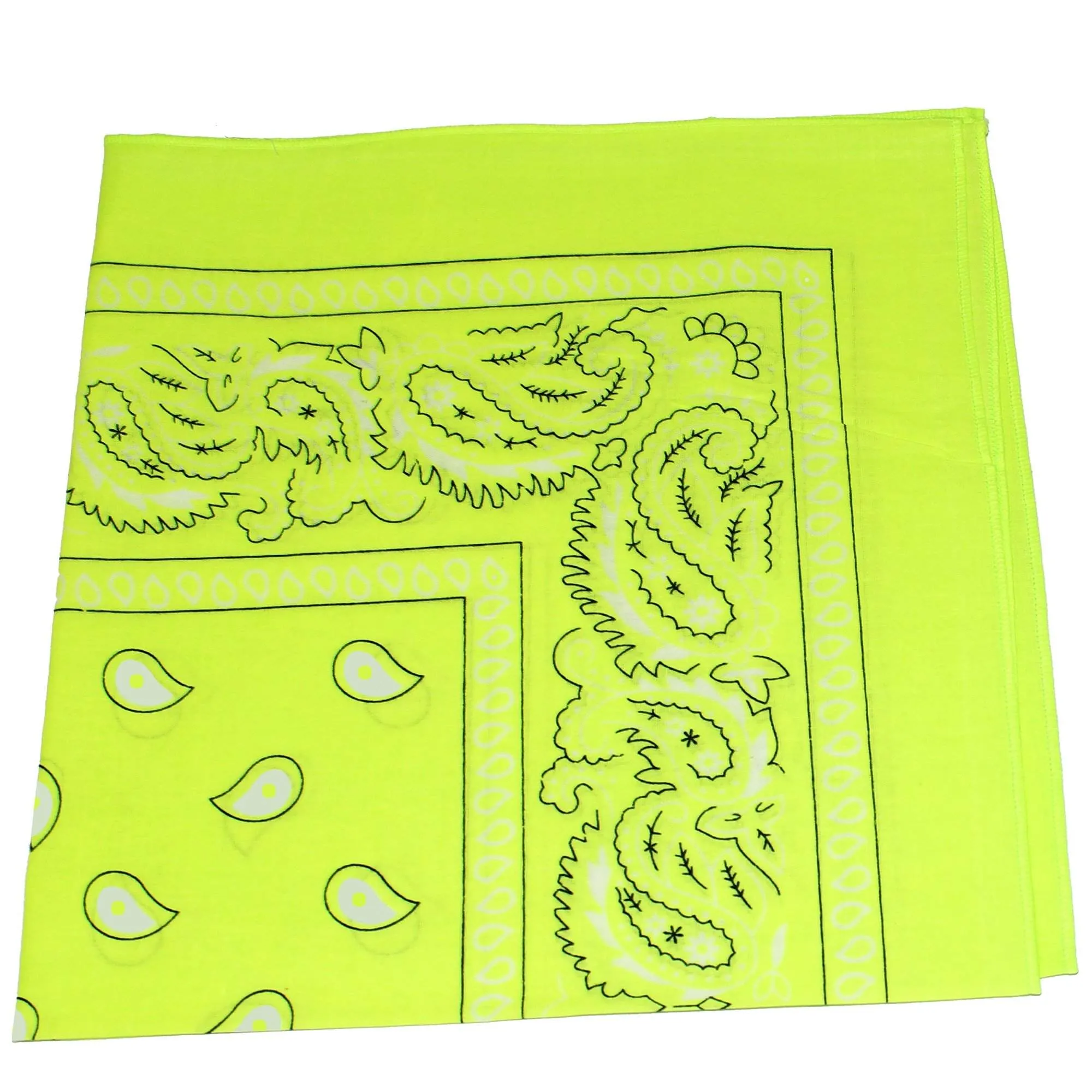 Mechaly Paisley 100% Cotton Bandanas - 6 Pack