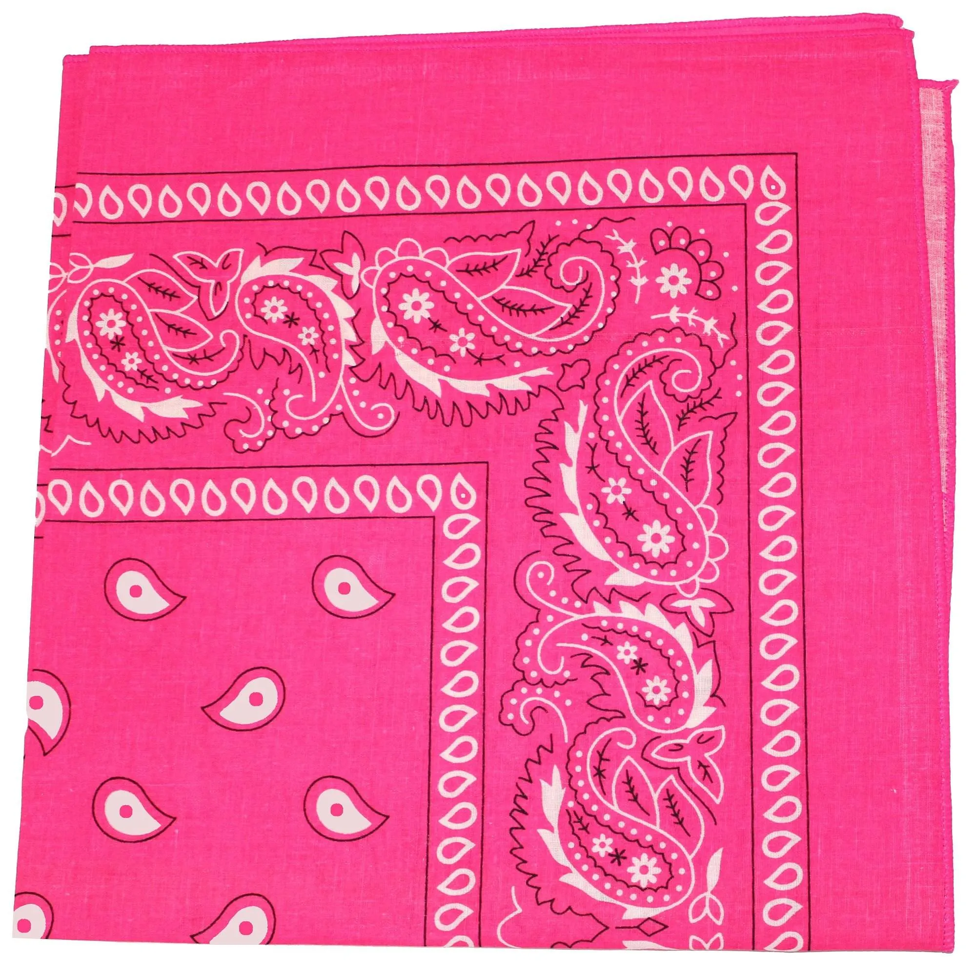 Mechaly Paisley 100% Cotton Bandanas - 6 Pack