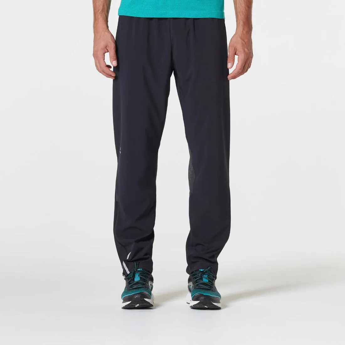 MEN'S BREATHABLE RUNNING TROUSERS - BLACK