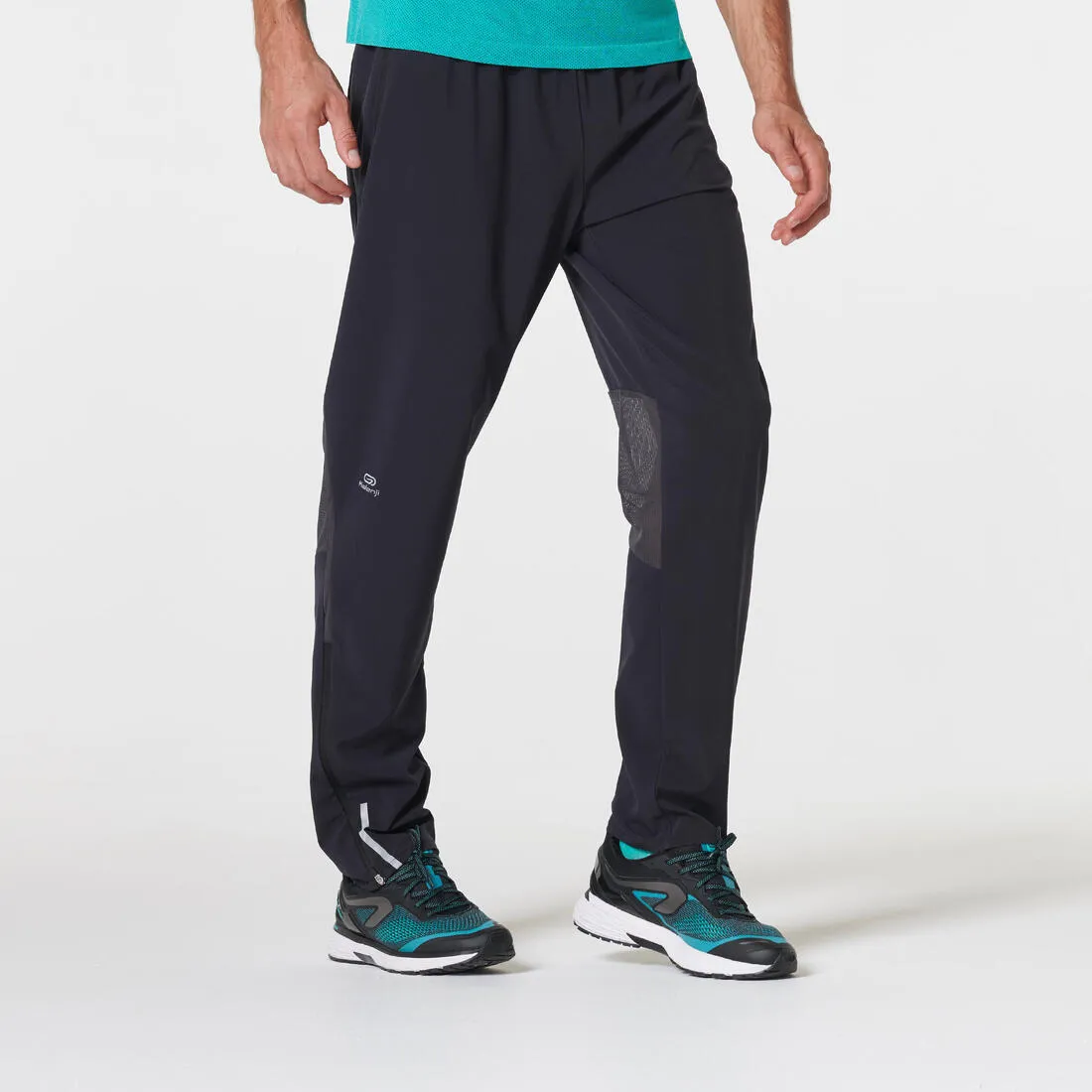 MEN'S BREATHABLE RUNNING TROUSERS - BLACK
