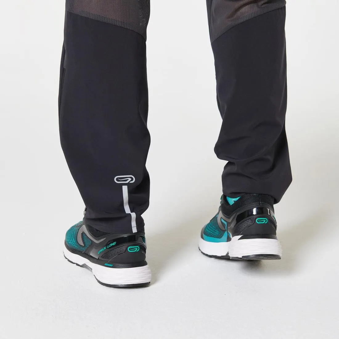 MEN'S BREATHABLE RUNNING TROUSERS - BLACK