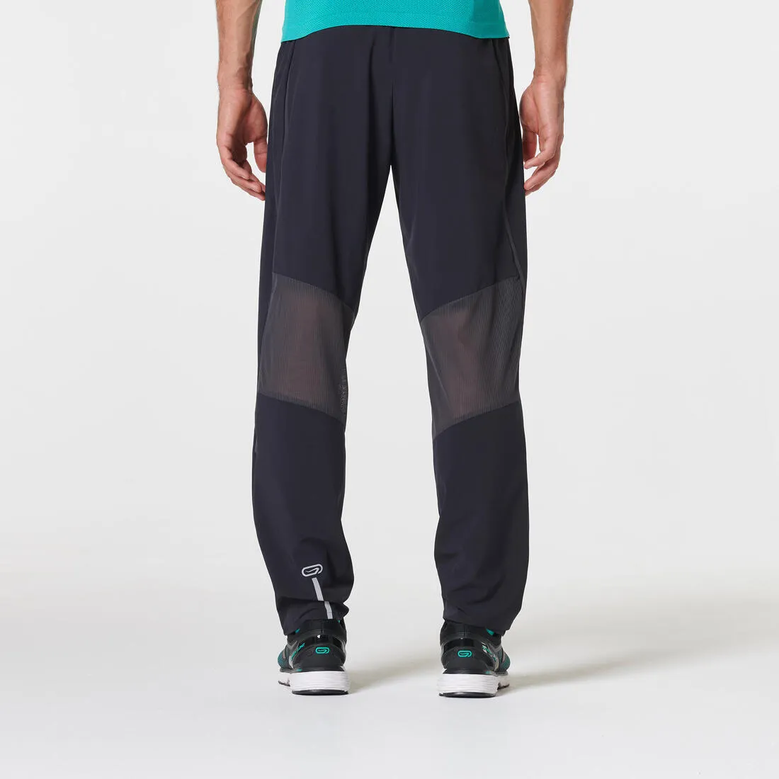 MEN'S BREATHABLE RUNNING TROUSERS - BLACK