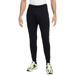 Men's Nike Techfit Black Fleece Joggers with Tapered Legs and Side Pockets