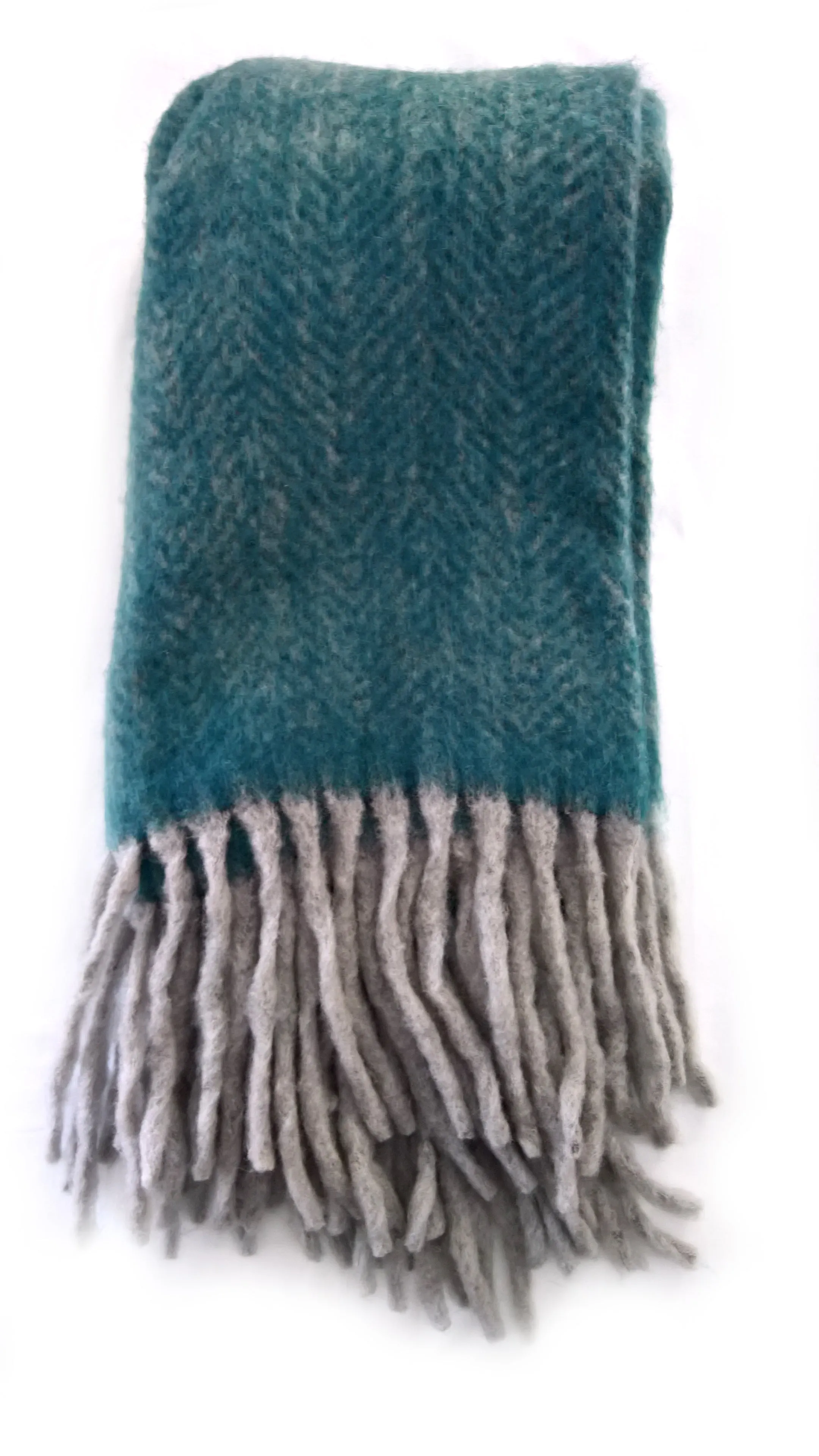 Mohair Blanket Lagoon Blue