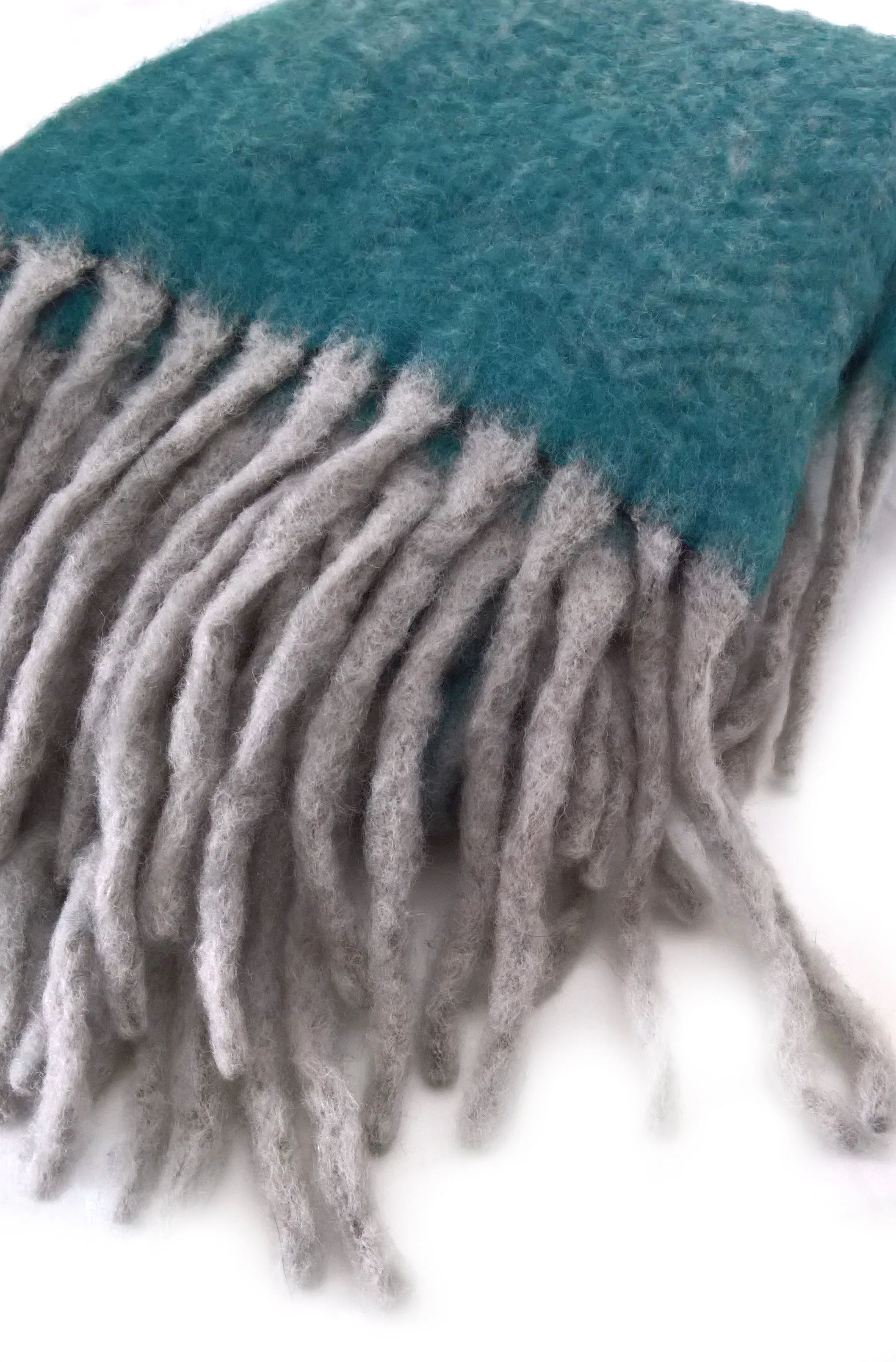 Mohair Blanket Lagoon Blue