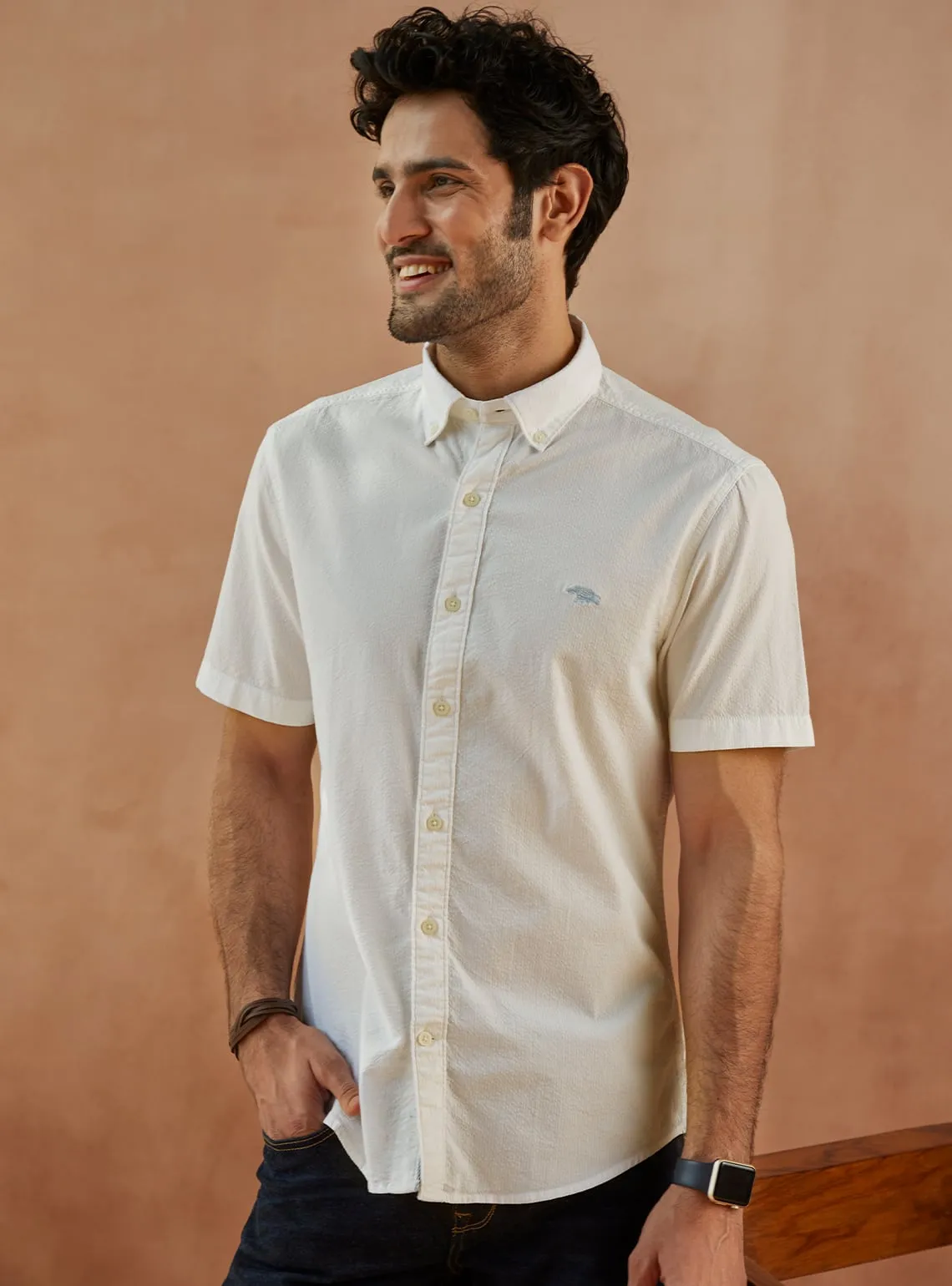 Moonstone Seersucker Shirt