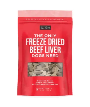 Natural Rapport Freeze Dried Beef Liver Treats | Freeze Dried Healthy Treats Food Topper