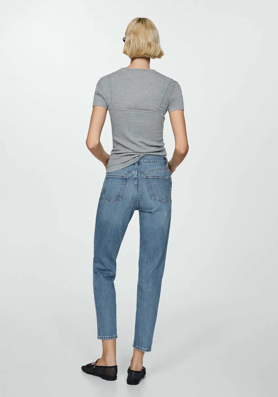 Newmom comfort high-rise jeans - Open Blue
