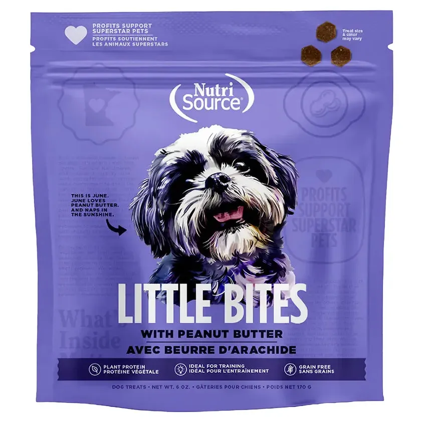 NutriSource Little Bites Grain Free Training Dog Treats 6 oz