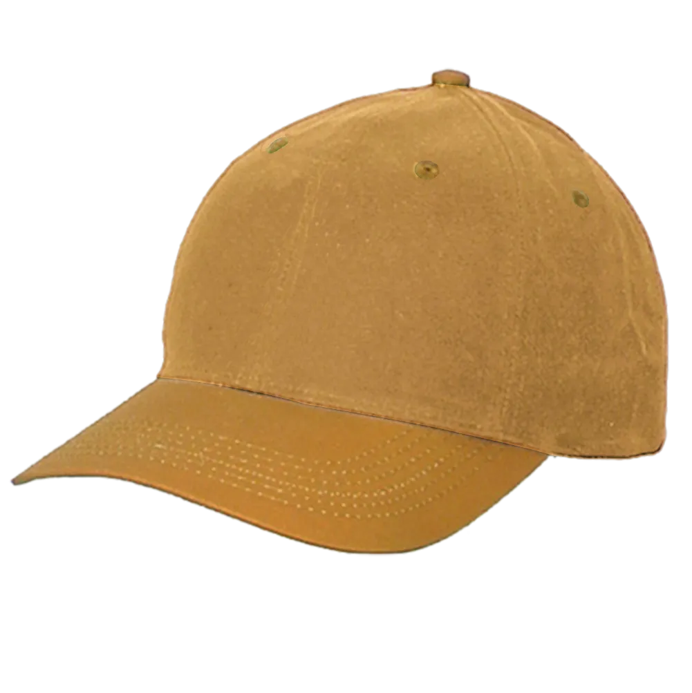 Oilskin Ballcap In Tan
