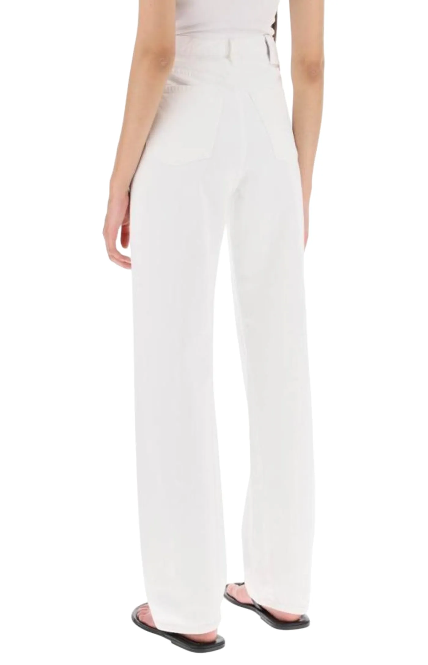 Organic cotton straight jeans