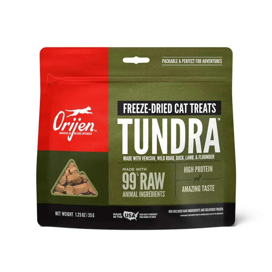 ORIJEN Tundra Grain-Free Freeze-Dried Cat Treats 1.25 oz