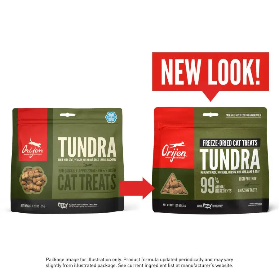 ORIJEN Tundra Grain-Free Freeze-Dried Cat Treats 1.25 oz