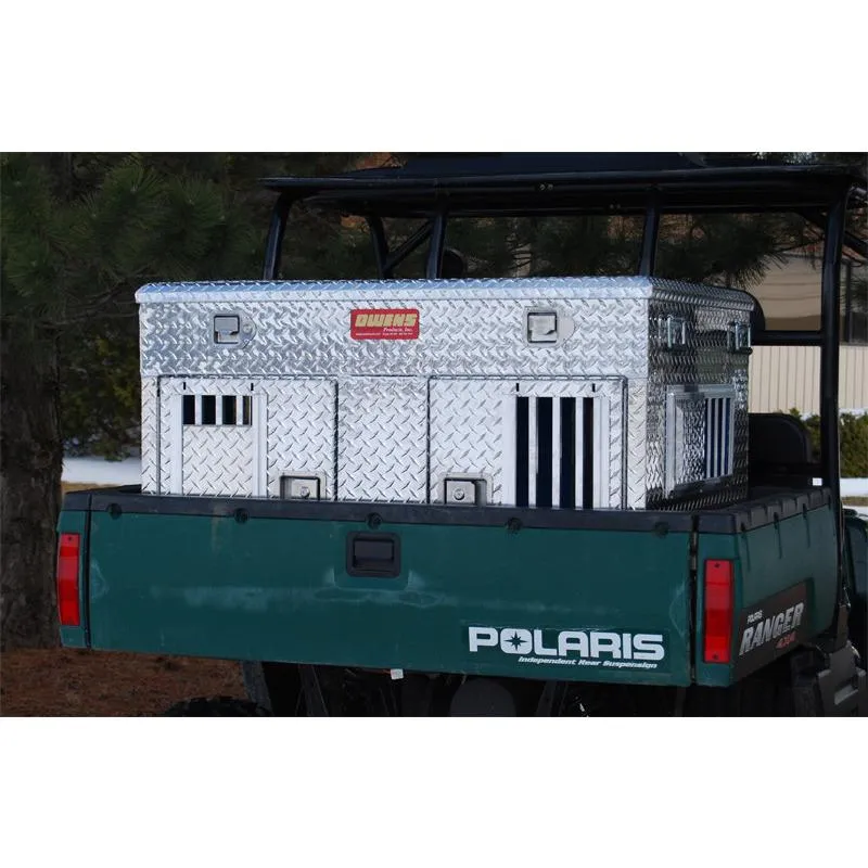 Owens Pro Aluminum Double UTV Dog Box w/ Storage