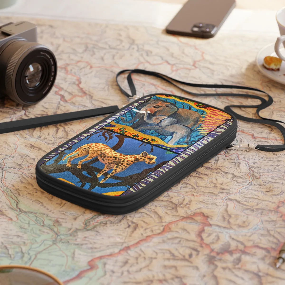 Passport Wallet - African Fauna