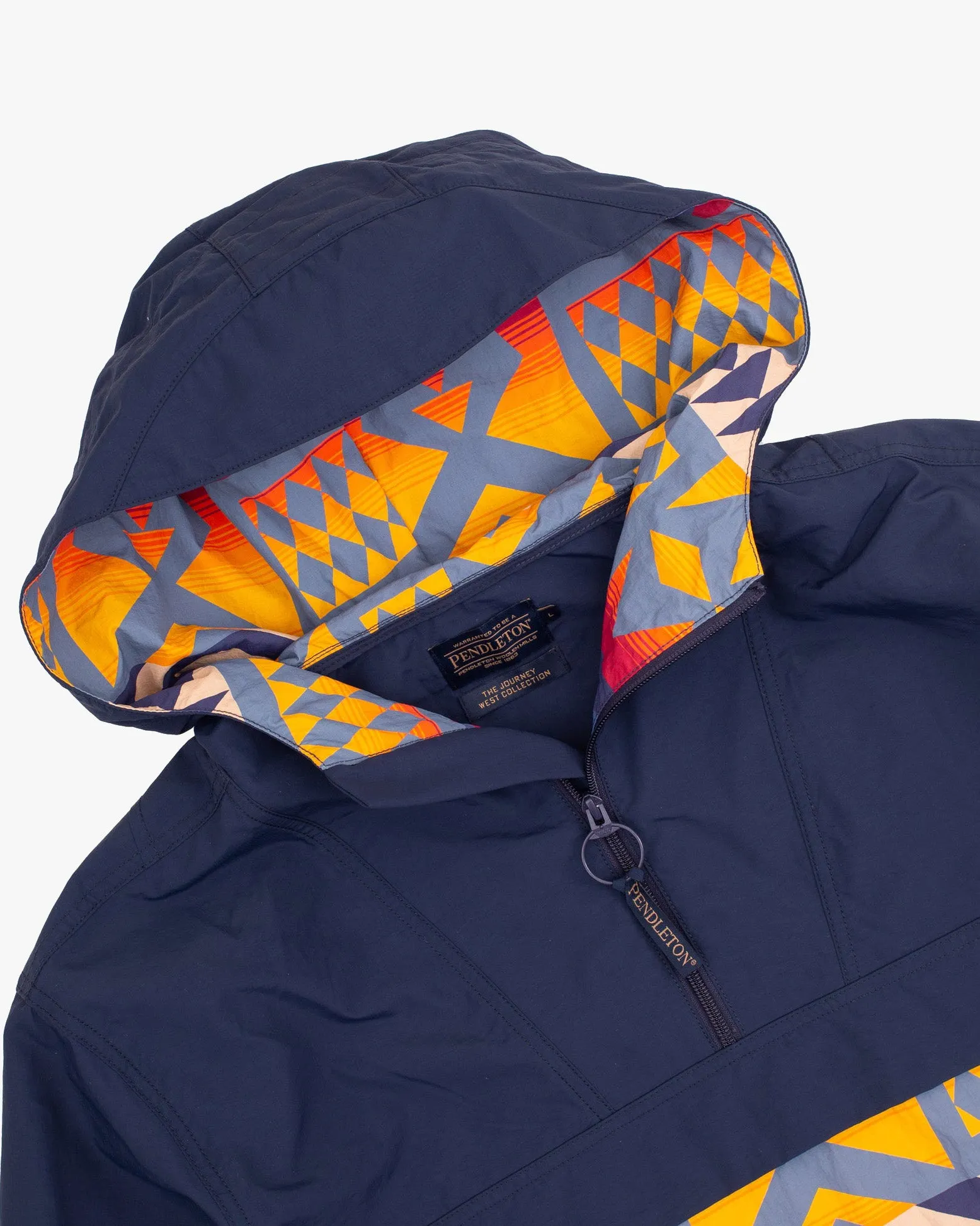 Pendleton Waterproof Anorak - Navy / Fire Legend
