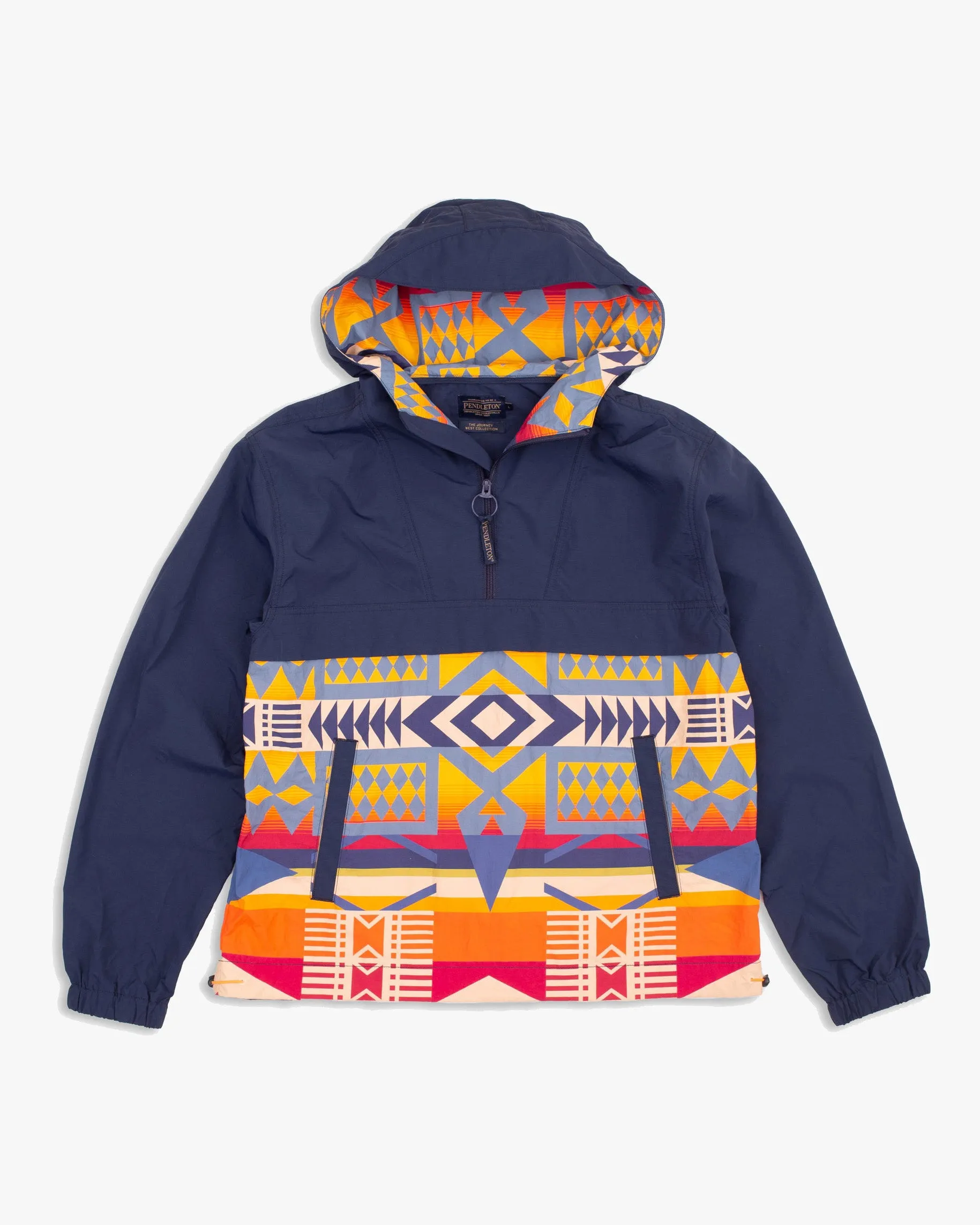 Pendleton Waterproof Anorak - Navy / Fire Legend
