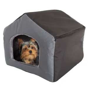 PETMAKER Indoor Dog House for Small Pets, Gray