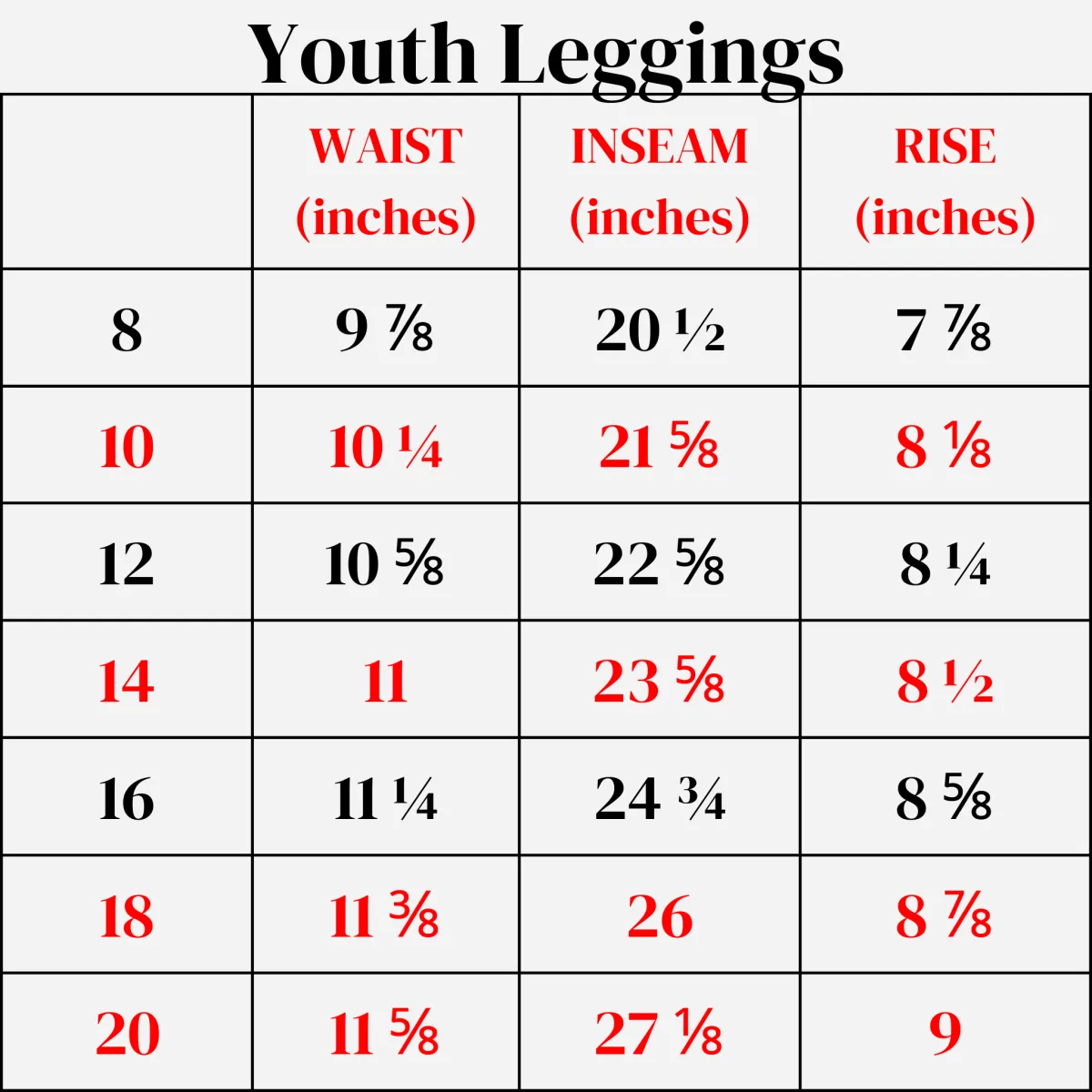Pink Gradient Youth Leggings 8-20 UV Protection with Four-Way Stretch