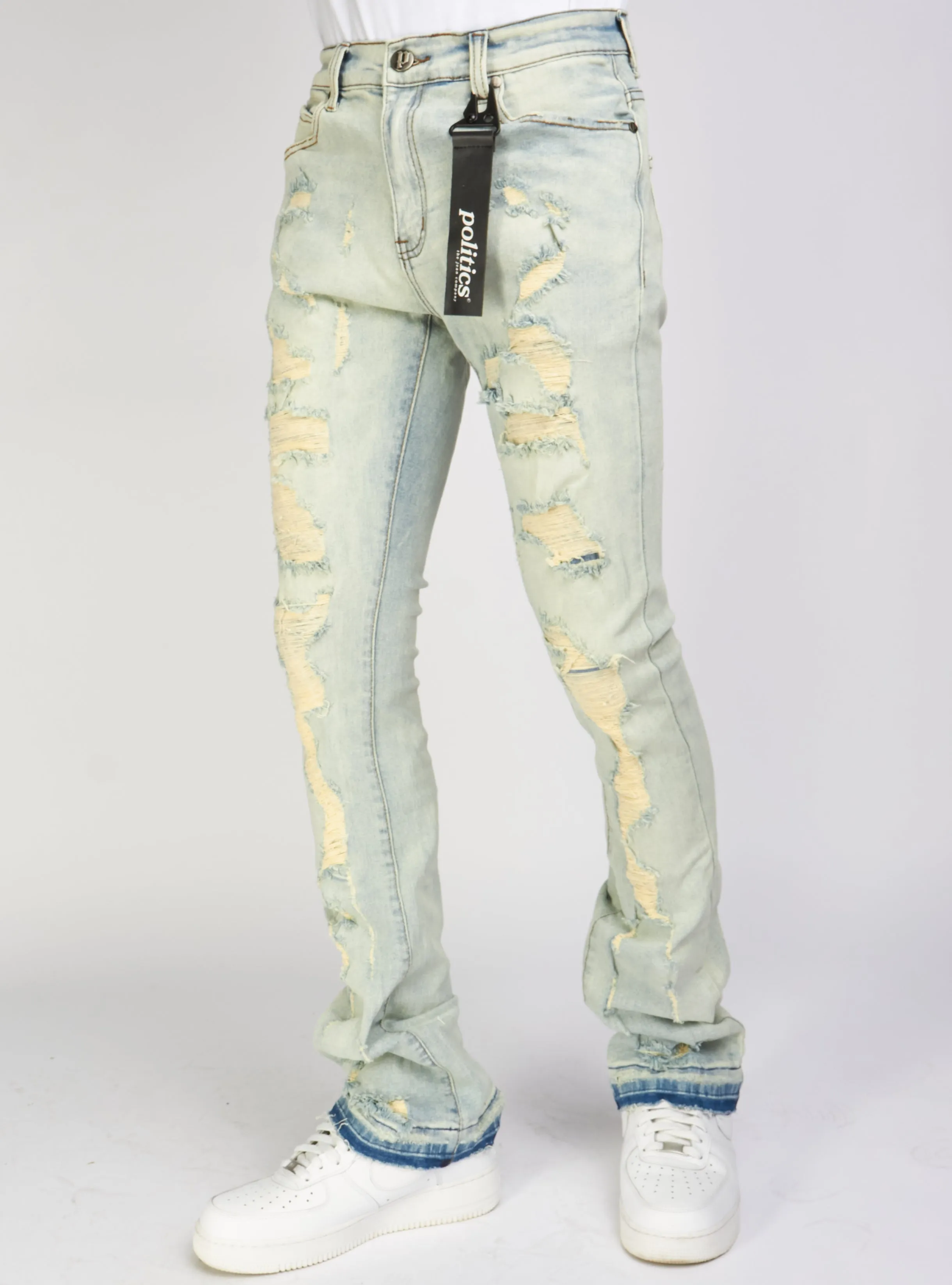 Politics Jeans - Uzi - Light Vintage Blue - 505