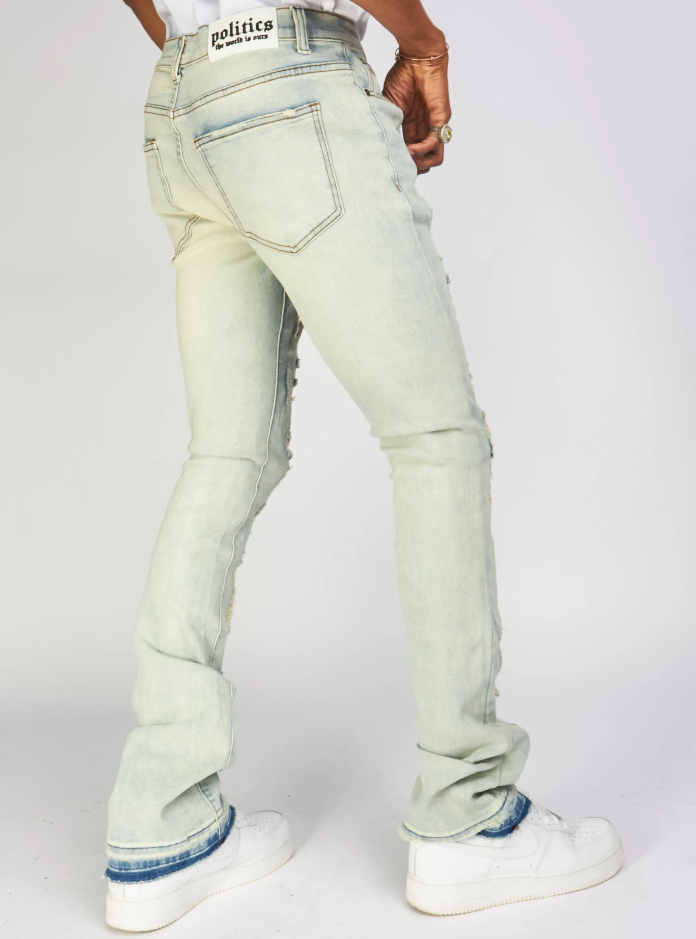 Politics Jeans - Uzi - Light Vintage Blue - 505