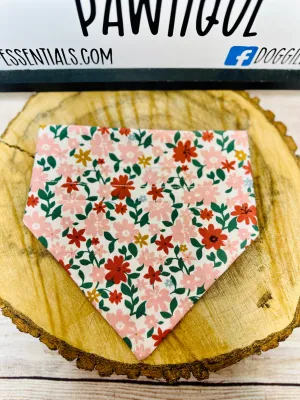 Pretty Petals Over the Collar Bandana