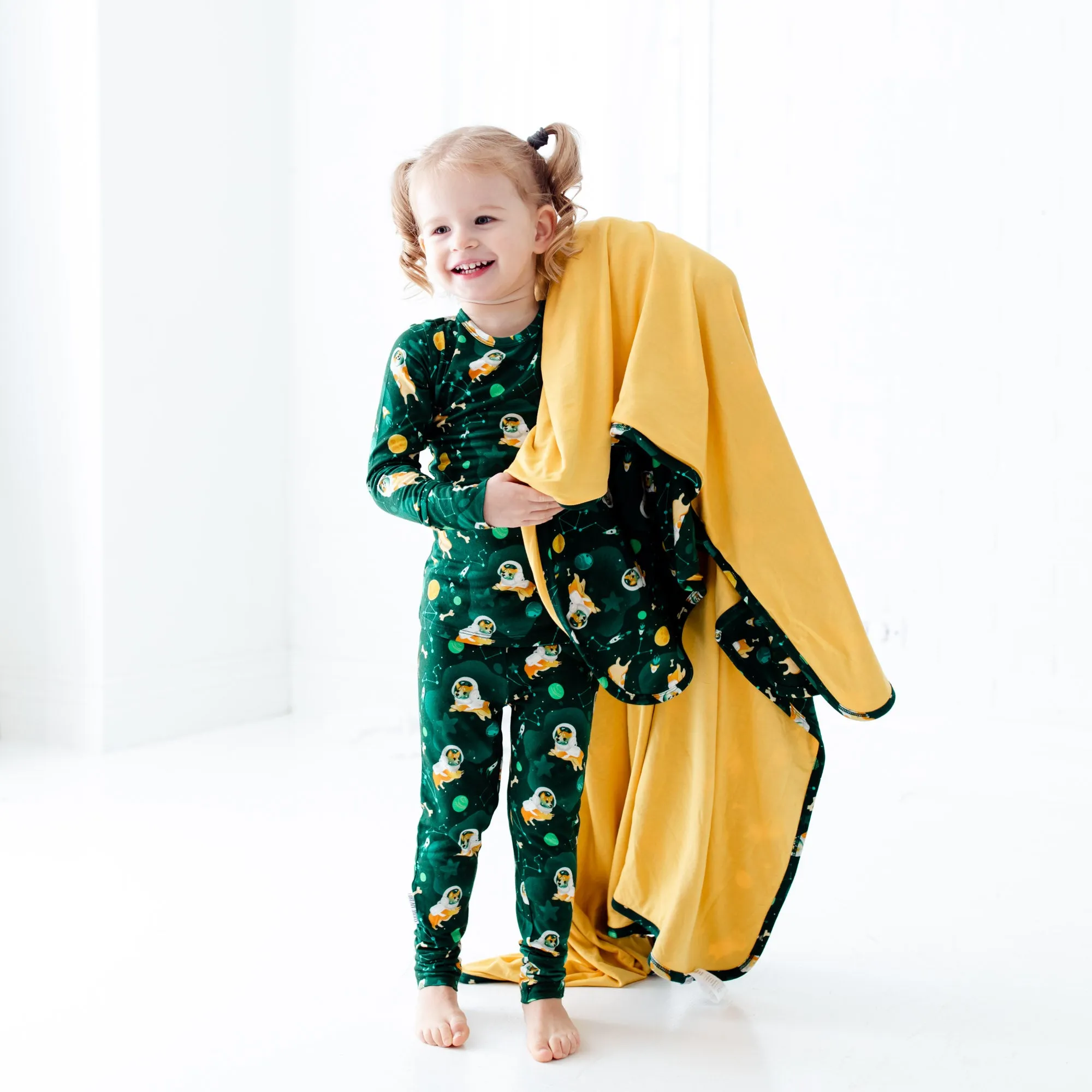 Pup Pup And Away Reversible Blanket