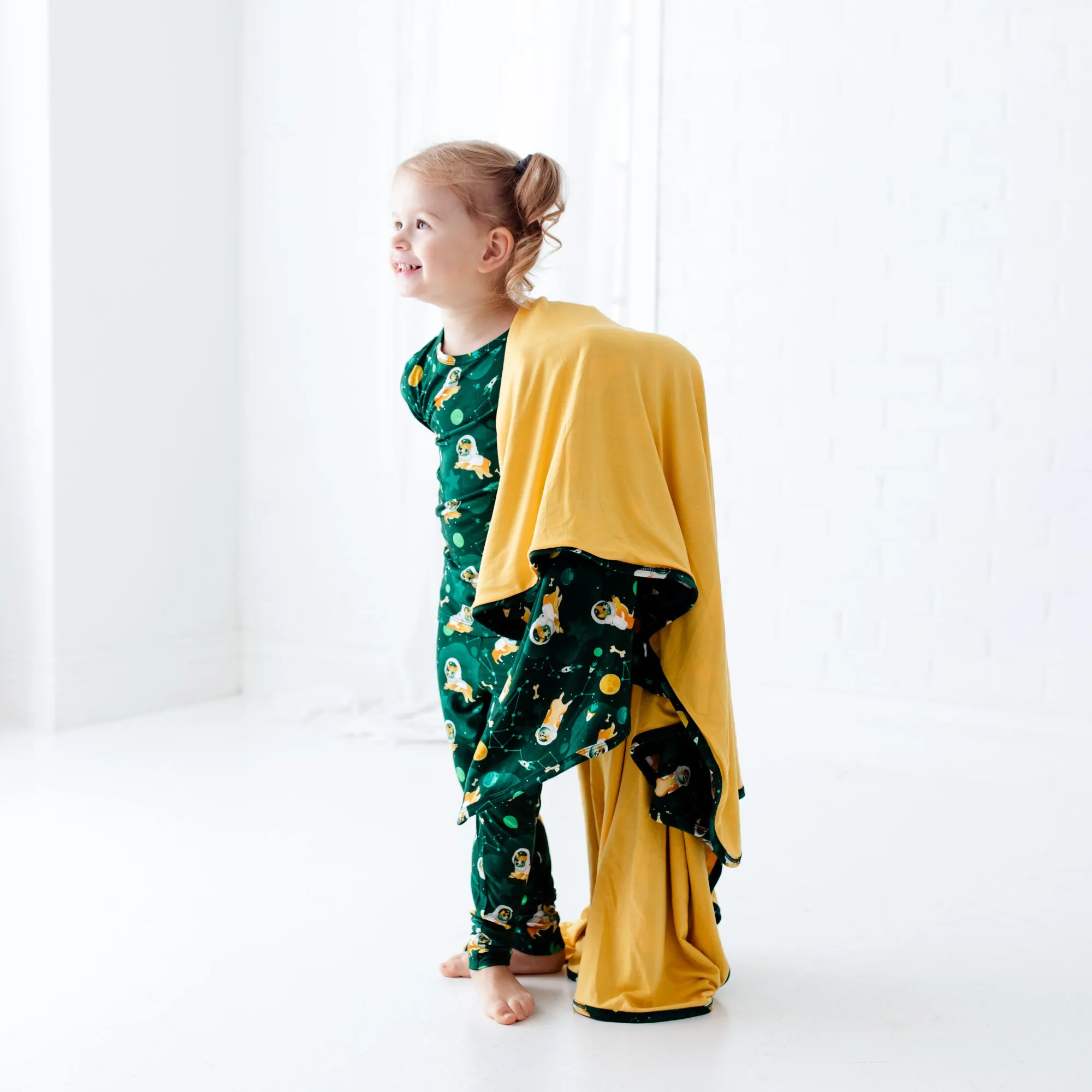 Pup Pup And Away Reversible Blanket
