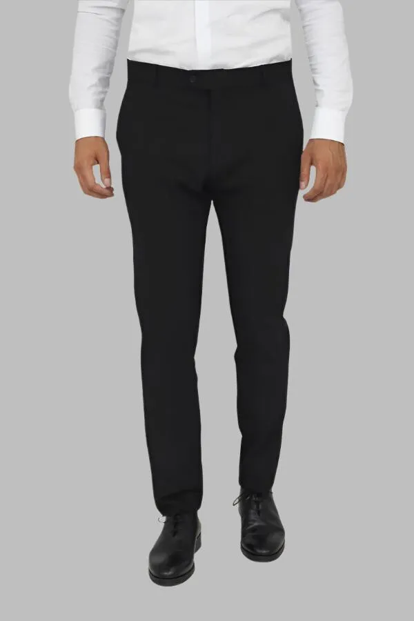 Red Polka Dot Shawl Lapel Tuxedo with Black Pants - Bold Evening Look