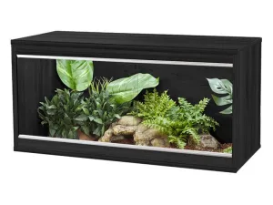 Repti-Home Maxi Black Reptile Vivarium (Medium) - Spacious & Secure Habitat