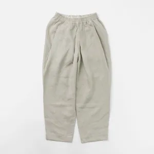 ROCOCO / Vintage Linen Wide Tucked Easy Pants