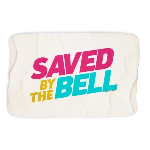 Saved By the Bell Logo Sherpa Blanket