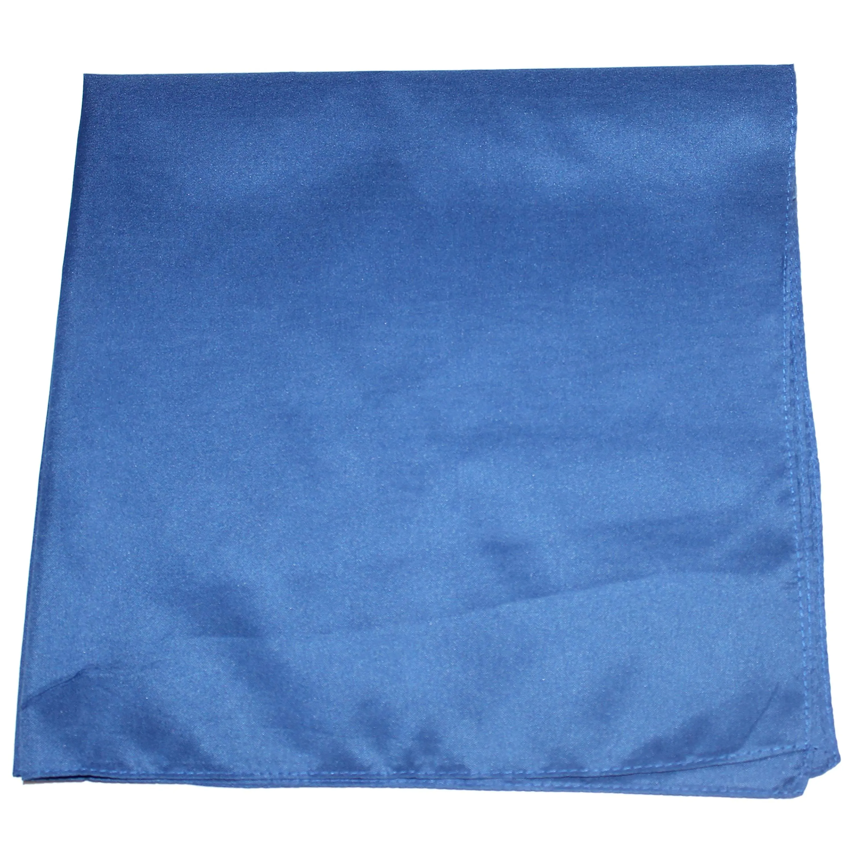 Set of 18 Solid 100% Polyester Unisex Bandanas - Wholesale