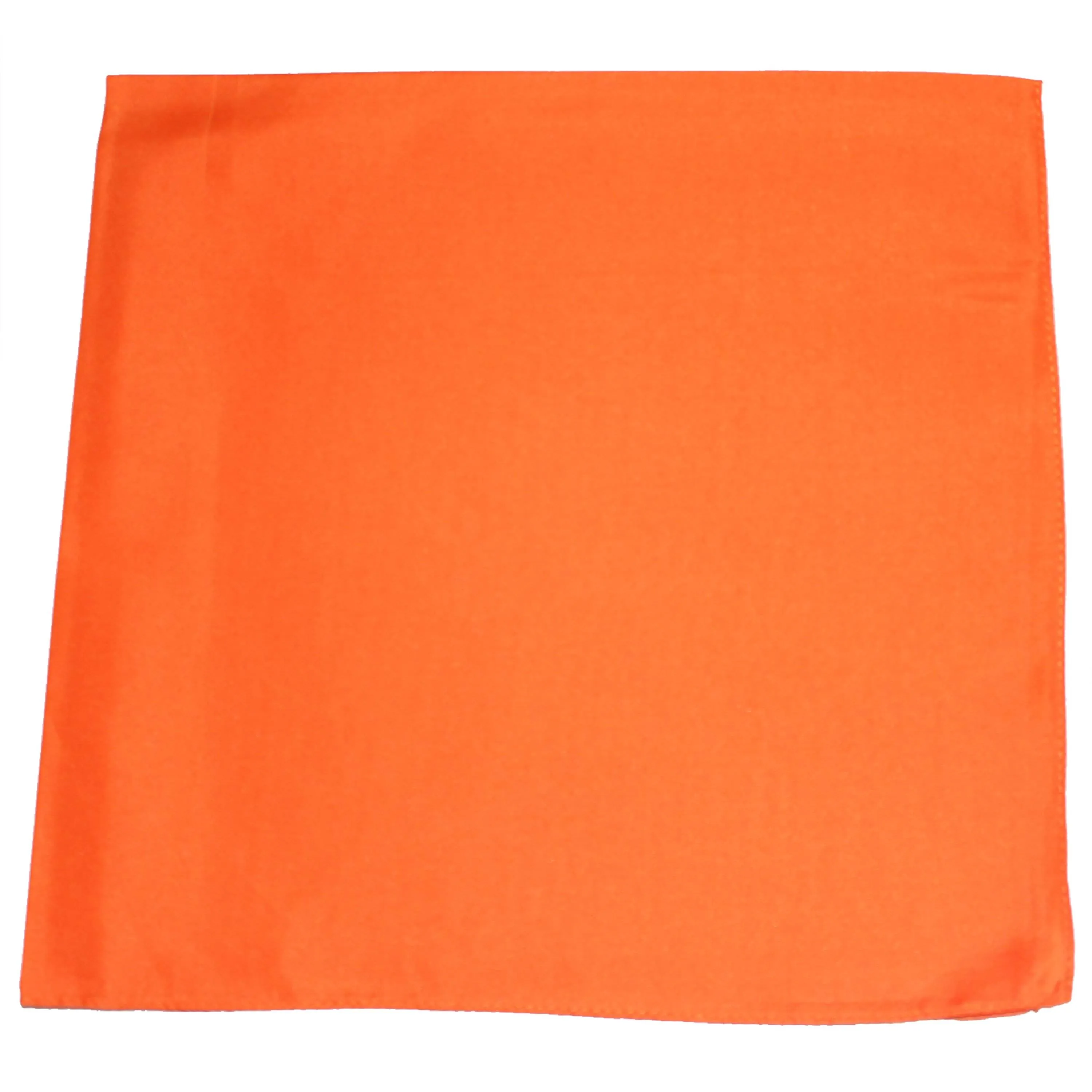 Set of 18 Solid 100% Polyester Unisex Bandanas - Wholesale
