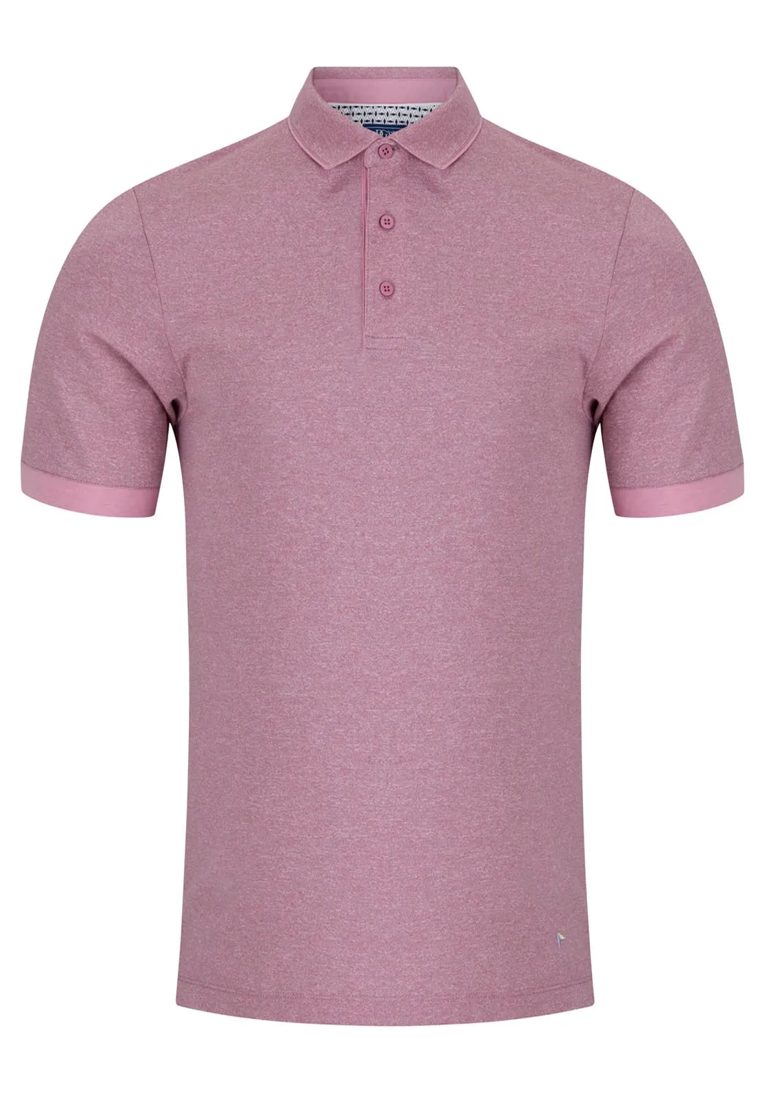 Short Sleeve Polo Shirt - Pink