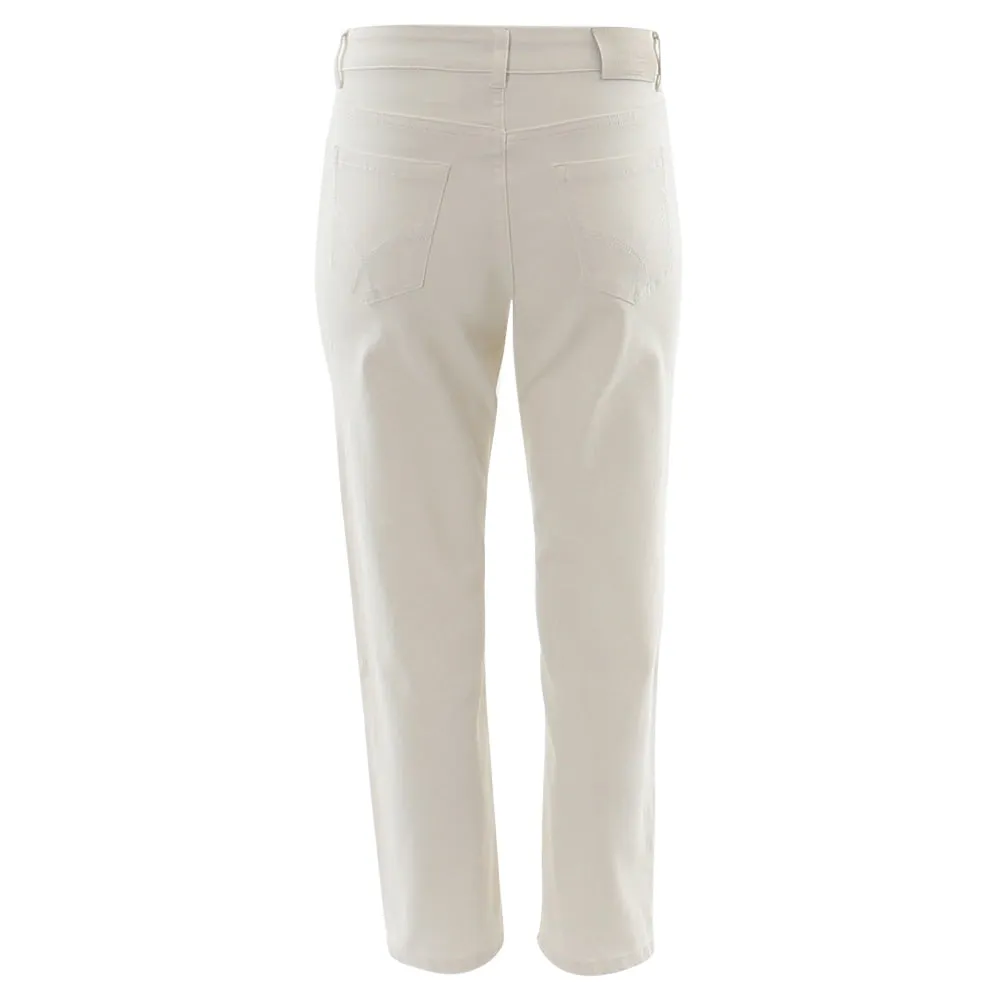 Siobhan Soft White Mom Jeans