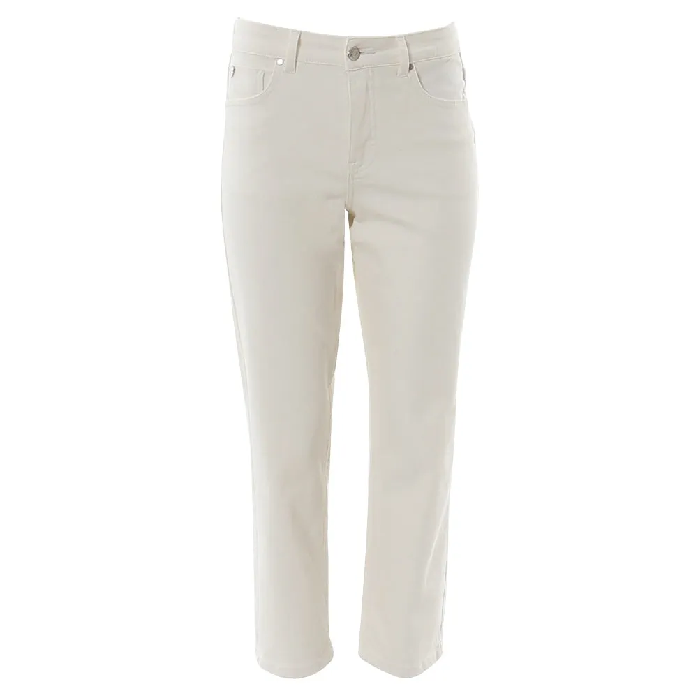 Siobhan Soft White Mom Jeans