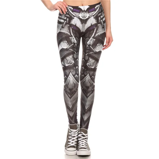 Skull Women Leggings Printed