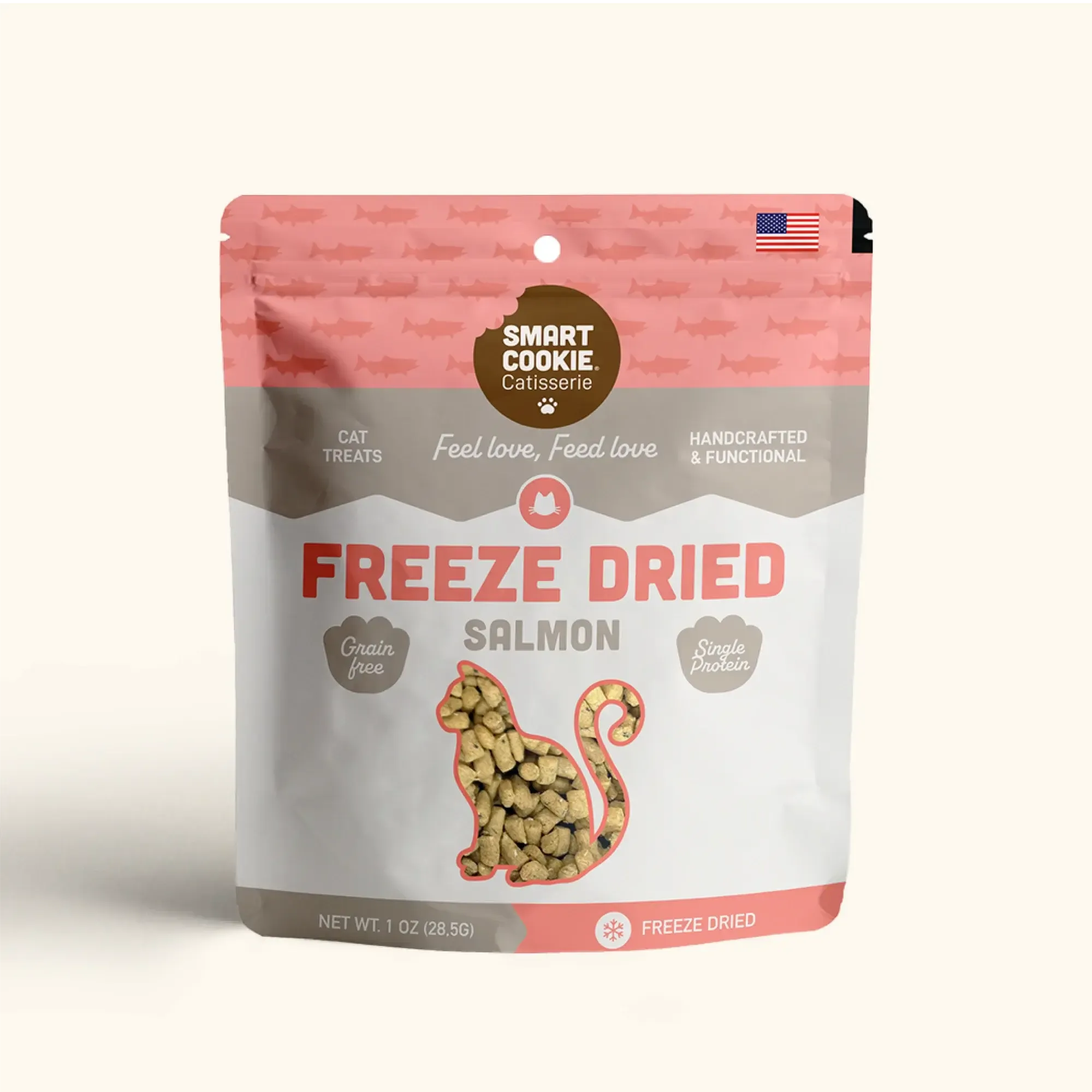 Smart Cookie Freeze-Dried Alaskan Salmon Cat Snacks