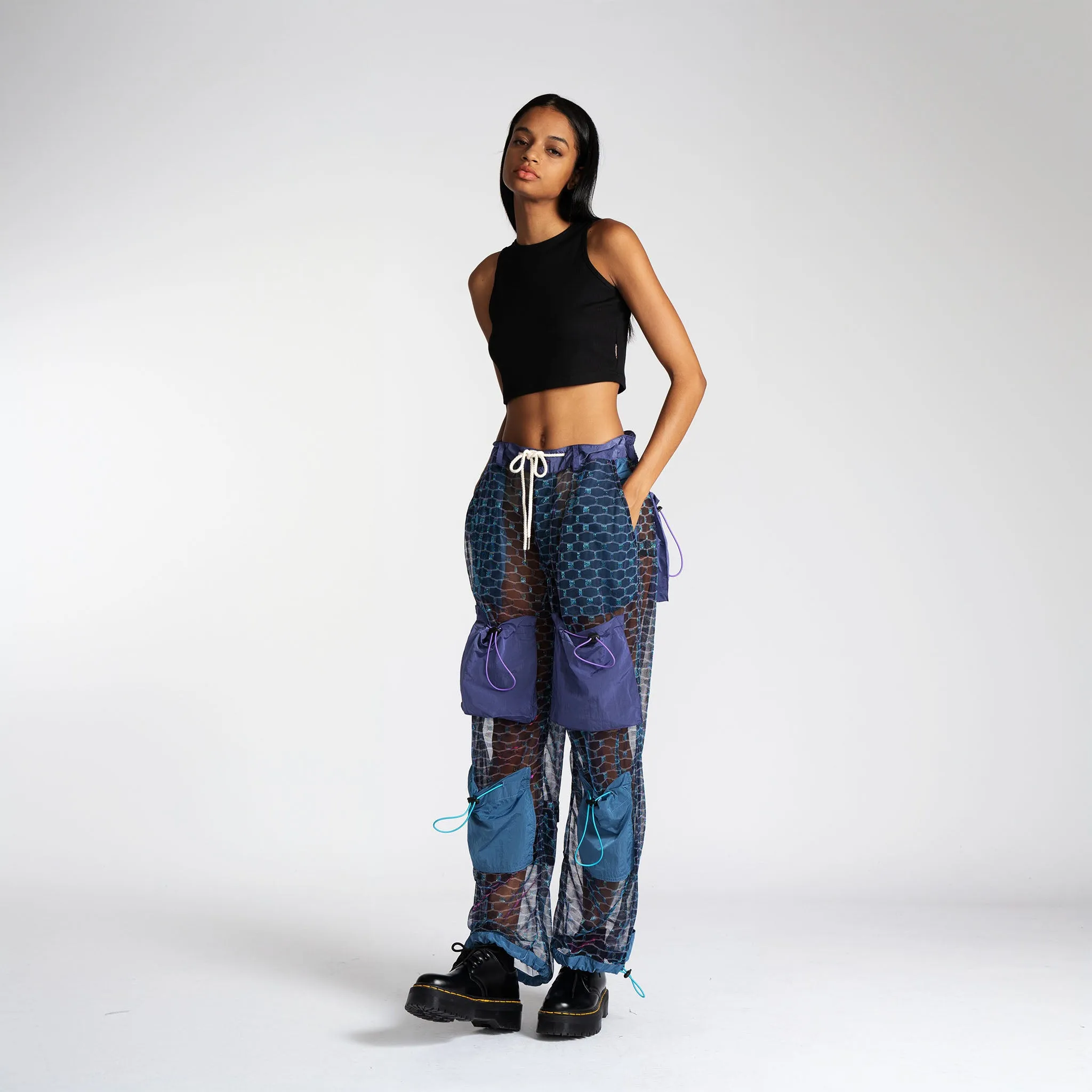 Spring Summer Transparent Cargos