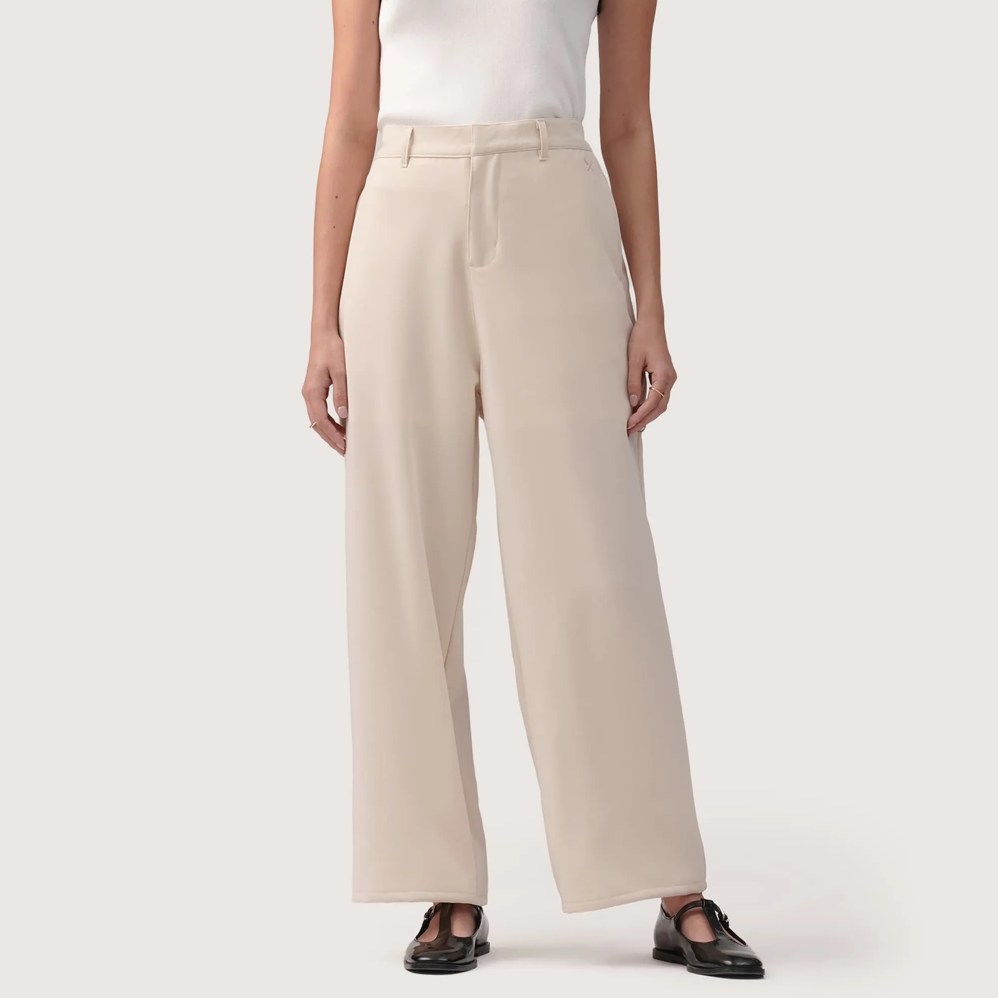 Straight Fit Trousers