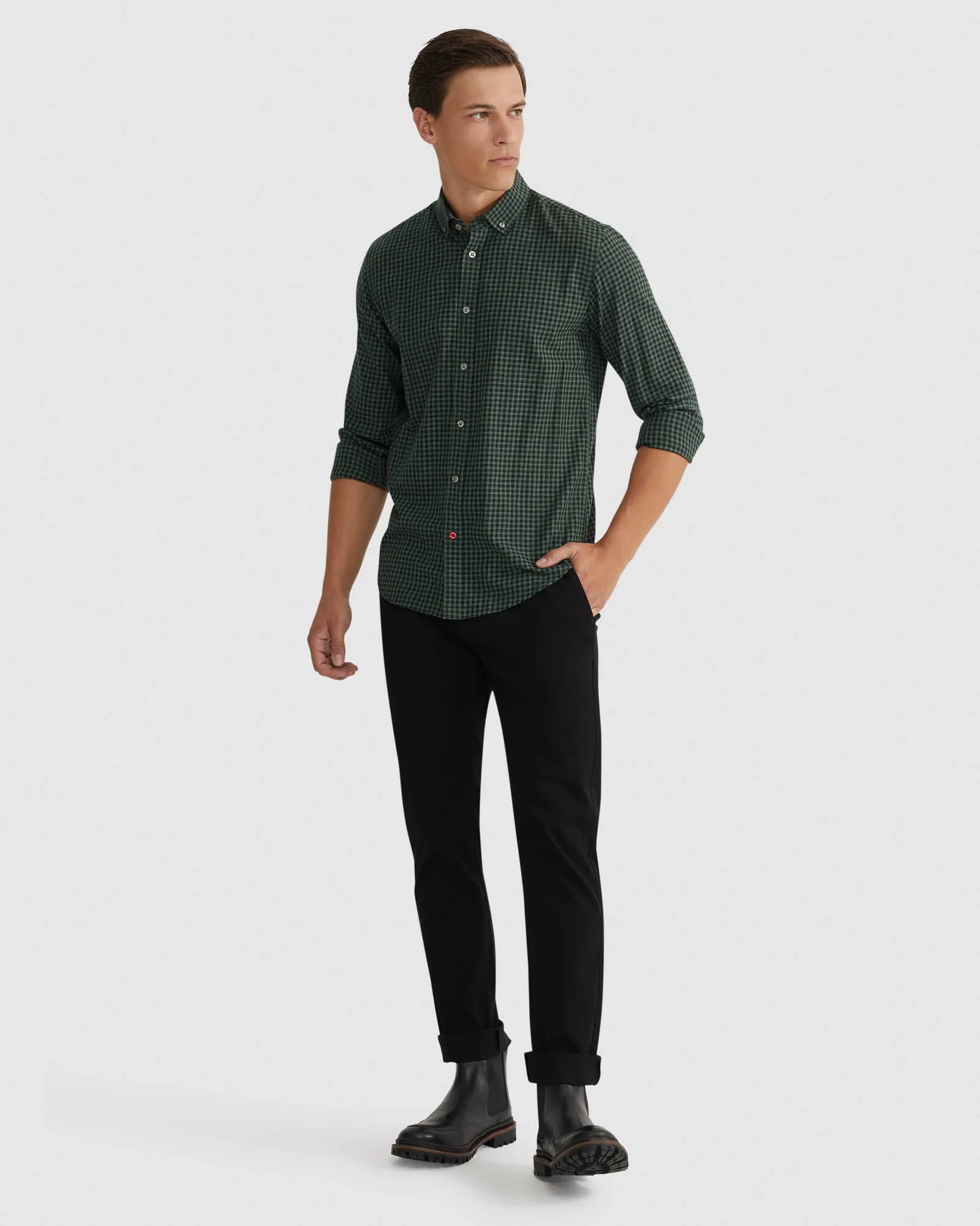 Stratton Small Check Shirt