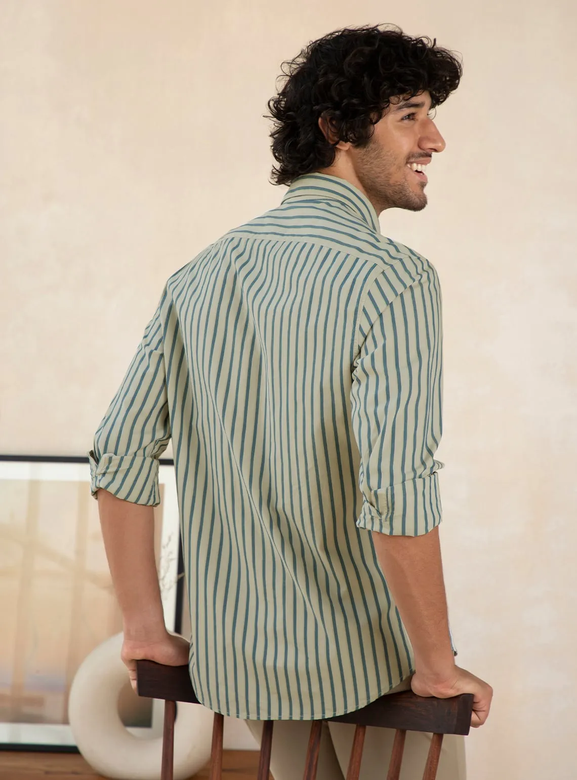 Stream Stripe Oxford Shirt