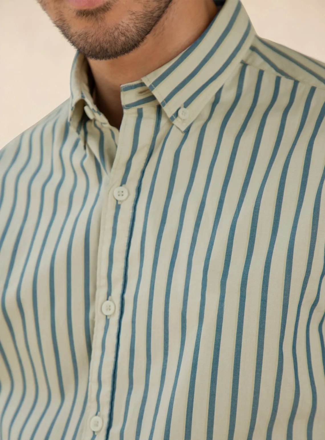 Stream Stripe Oxford Shirt